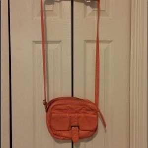 Coral Over the Shoulder Purse